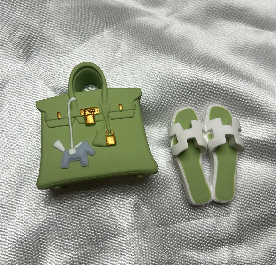 Diffuseur Car Vert claquette vert et blanc